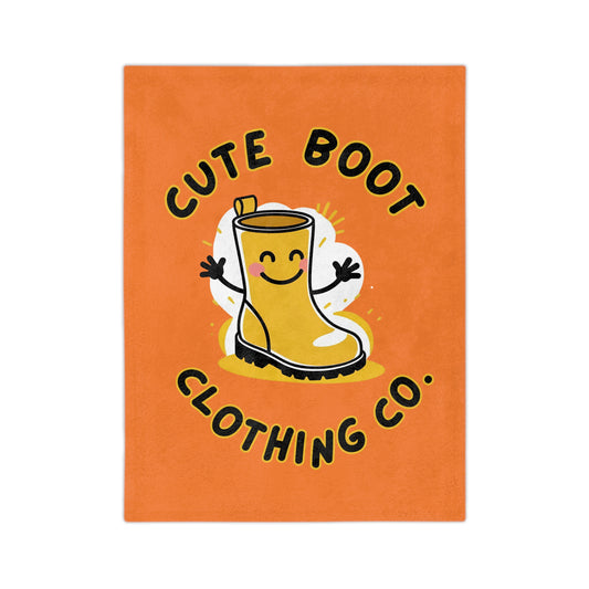 Cute Boot Clothing Microfiber Blanket - 3 Sizes