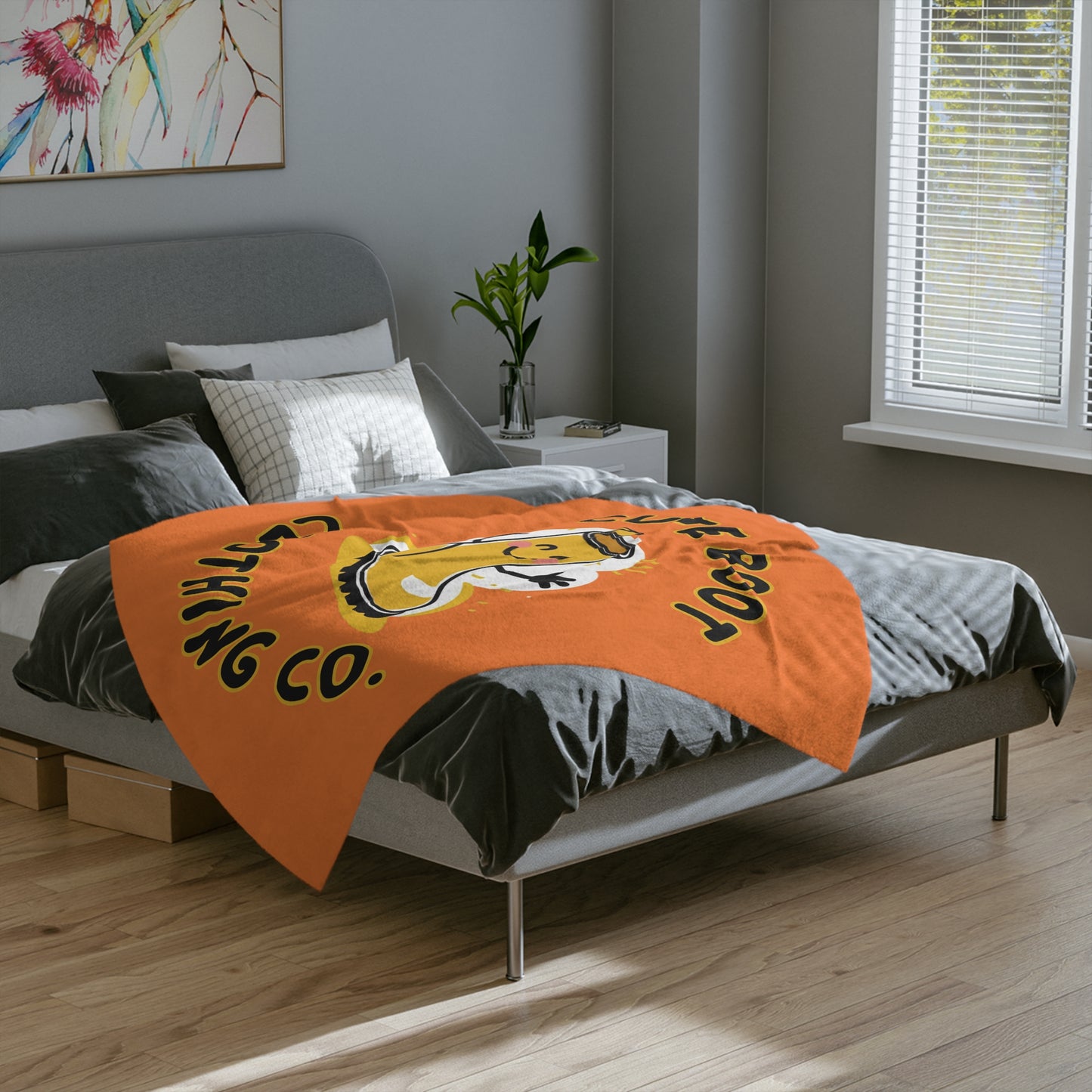 Cute Boot Clothing Microfiber Blanket - 3 Sizes