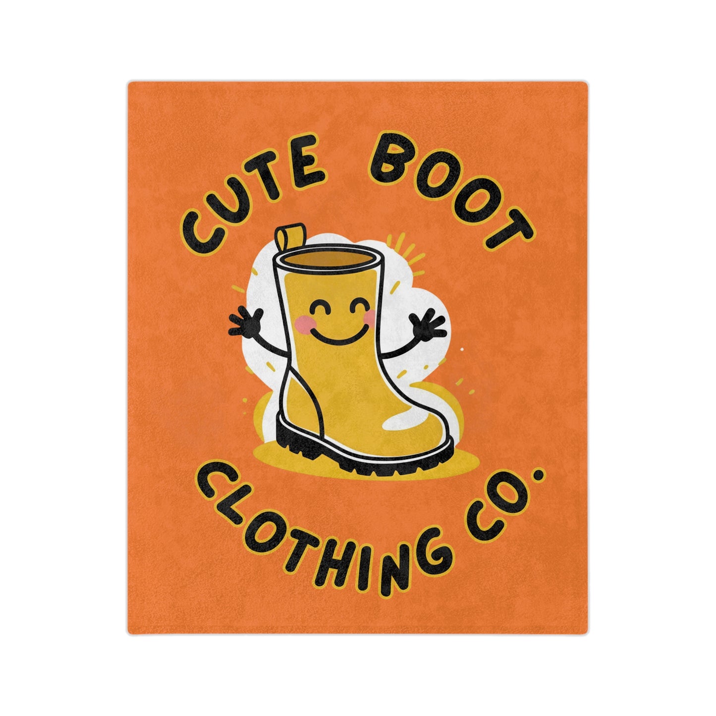 Cute Boot Clothing Microfiber Blanket - 3 Sizes