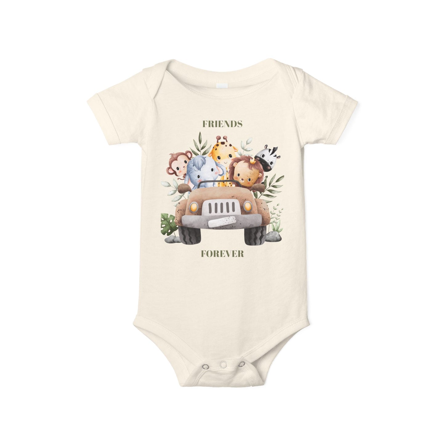 Infant Romper Animal Friends Baby Outfit