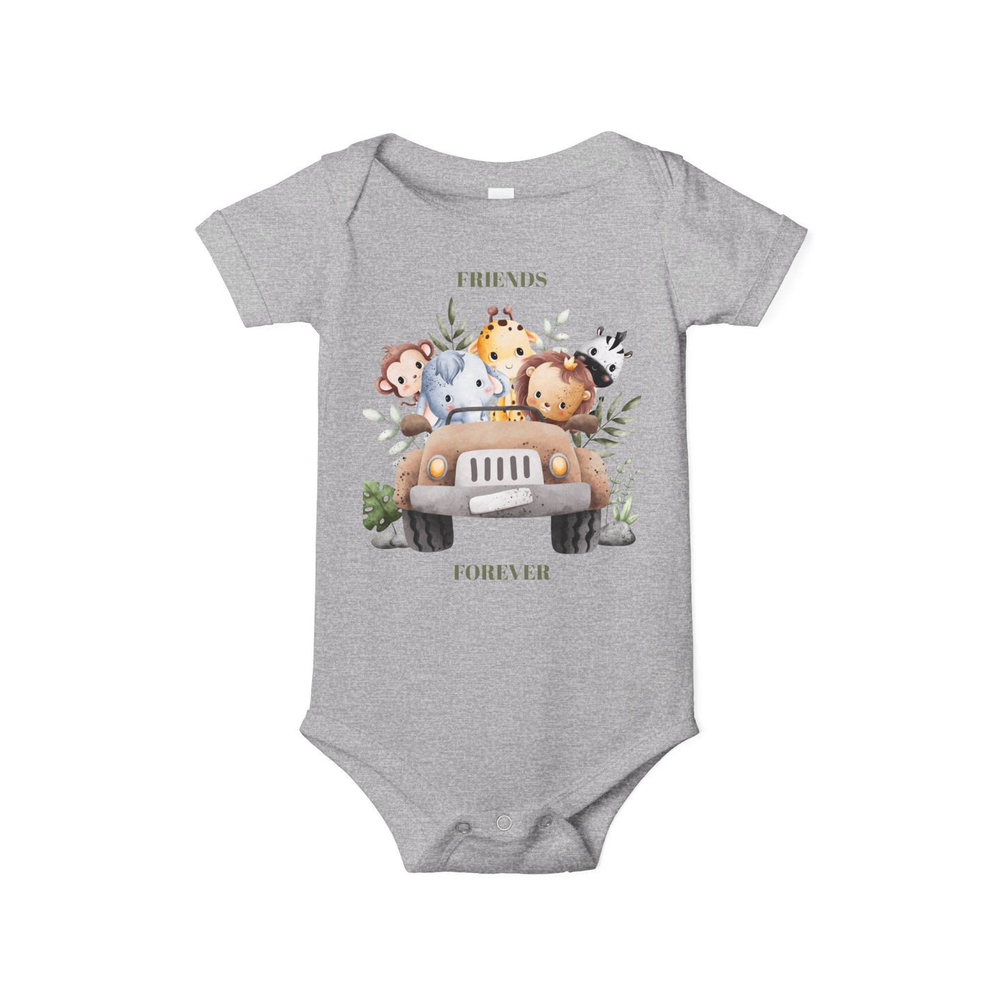 Infant Romper Animal Friends Baby Outfit
