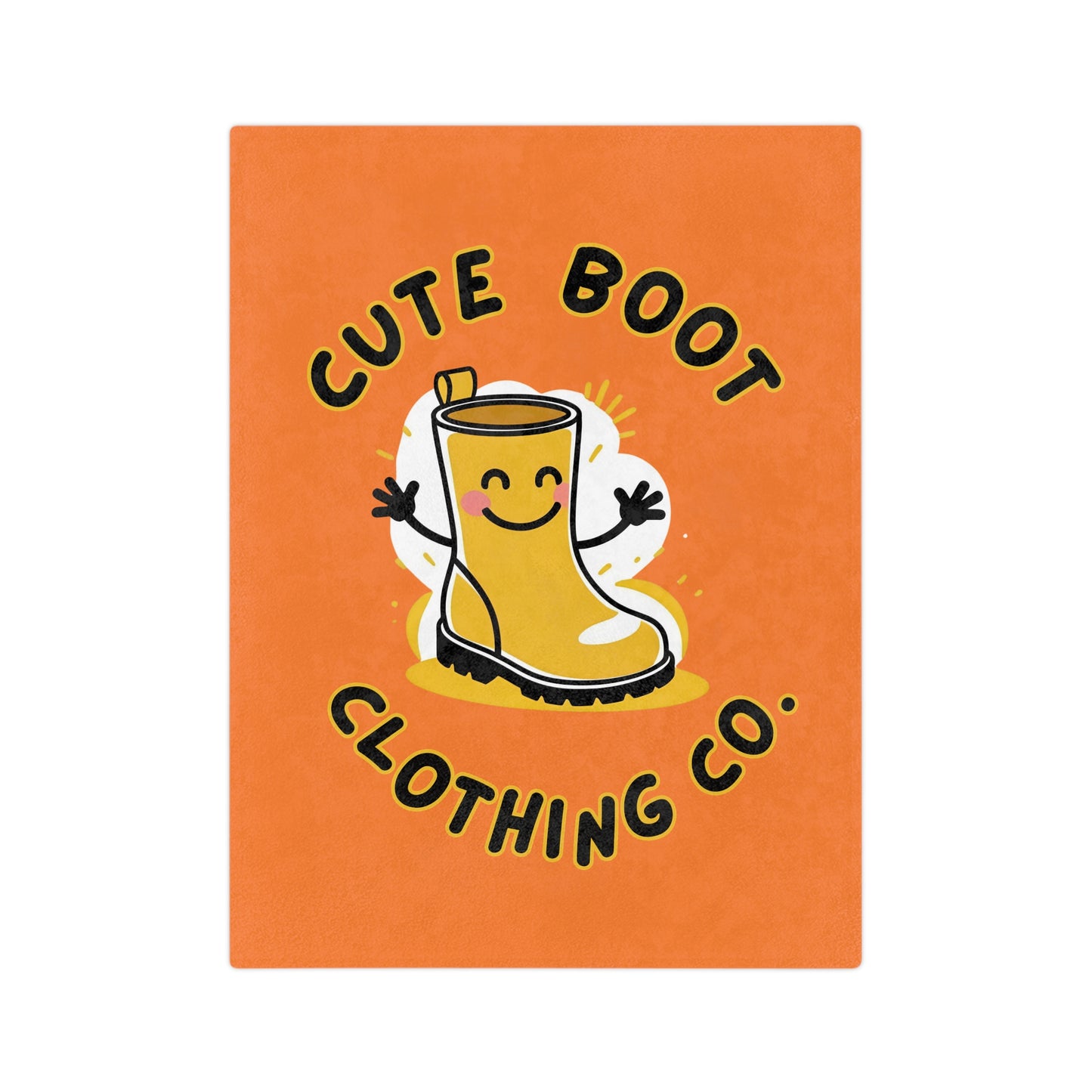 Cute Boot Clothing Microfiber Blanket - 3 Sizes